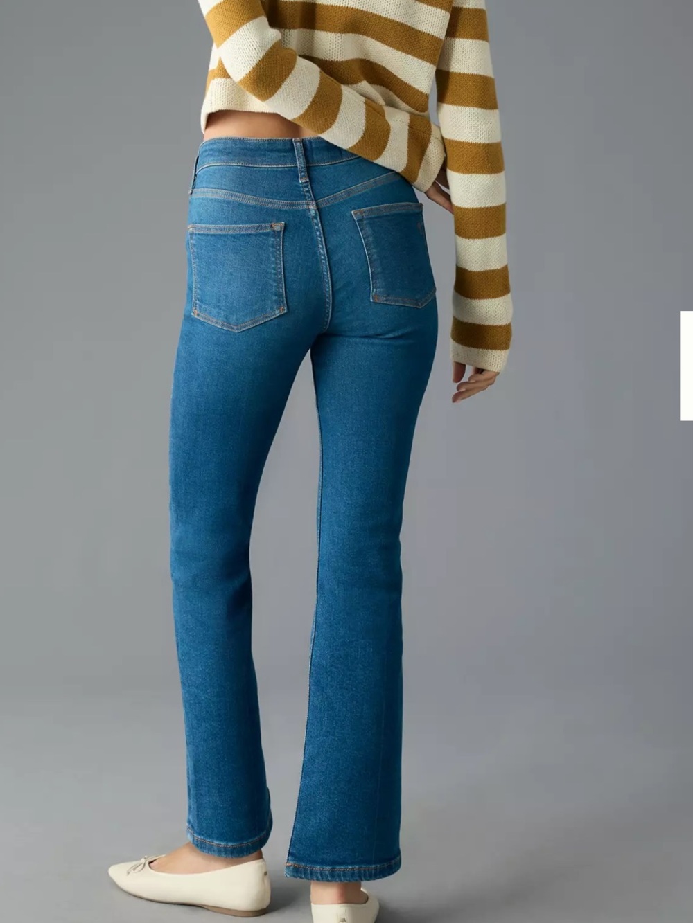 Anthropologie Pilcro YaYa Jeans 32.5” inseam 24P mid or high rise flare - Picture 2 of 10